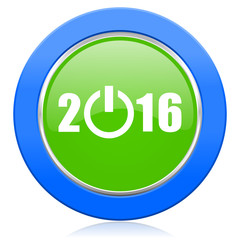 new year 2016 icon new years symbol