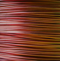 Copper wire, macro