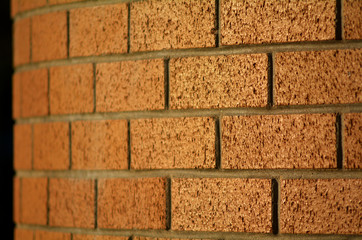 Red brick wall