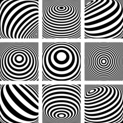 Abstract illustrations set