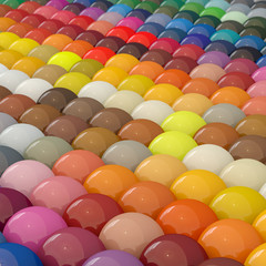 Balls-colors under catalogue RAL
