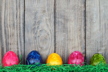 Hintergrund mit Ostereiern