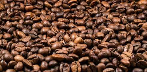 roasted coffee beans, can be used as a background