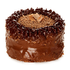 Cake chocolate isolated