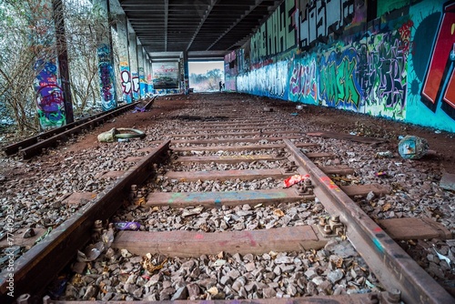 "Tunnel alter SBahnhof München Olympiastadion" Stockfotos
