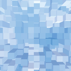Bright Abstract Geometric Square 3D Diagram Bar Bricks Pattern