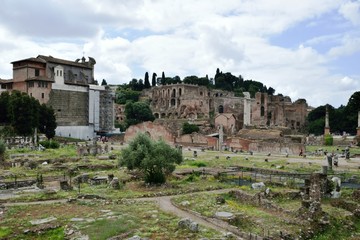 Fototapeta na wymiar Forum Romanum - Rom - Italien