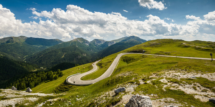 Alpina road at summer- Austria.