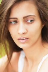 Obraz premium Beautiful brunette