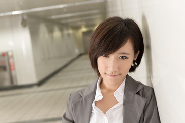 Young Asian business woman