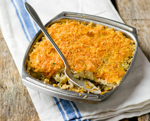 Parmentier,traditional French dish.
