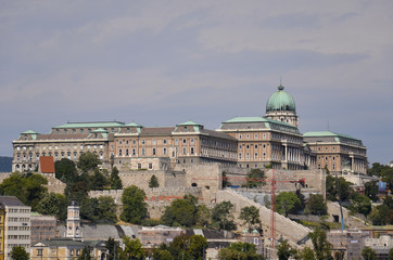 Fototapeta na wymiar Palazzo Reale di Budapest 5.