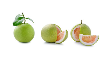 Grapefruit isolated on white background