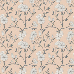 seamless retro floral pattern