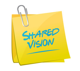 shared vision memo post illustration desig