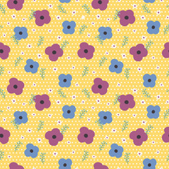 lovely floral seamless pattern