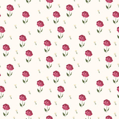 elegant rose seamless pattern background