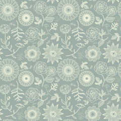 elegant floral seamless pattern