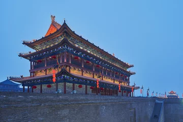 Zelfklevend Fotobehang the ancient city wall of xi'an © lujing