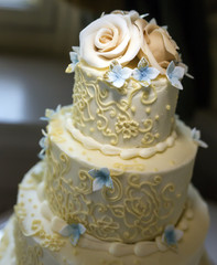 Obraz na płótnie Canvas delicious wedding cake
