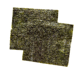 Nori sheets isolated on white background © nipaporn