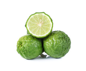 Bergamot isolated white background.