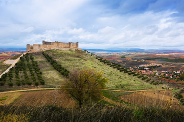 Fototapeta na wymiar Medieval castle of Jadraque