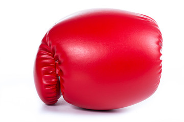 Red Boxing gloves punch