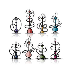 Hookah set, sketch for your design