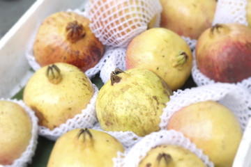 pomegranate fruit in the market