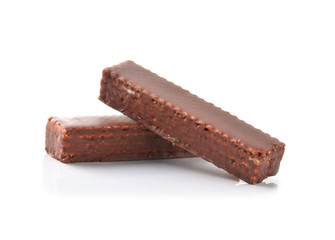 milk chocolate bar isolated on white background