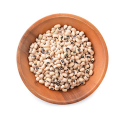 beans on white background