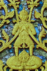 Artistic splendor of the temple Thailand