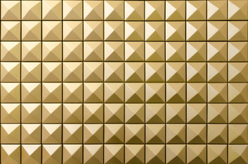Diamond Shape Stud Pattern Background - gold