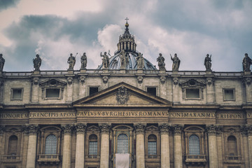 Fototapeta na wymiar Vatican Building in Vatican City