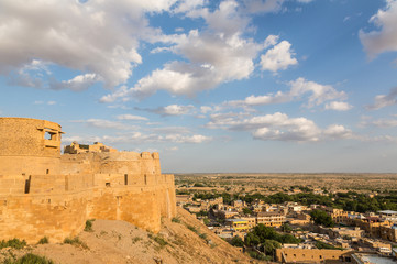 Fototapeta na wymiar Jaisalmer fortress in Rajasthan