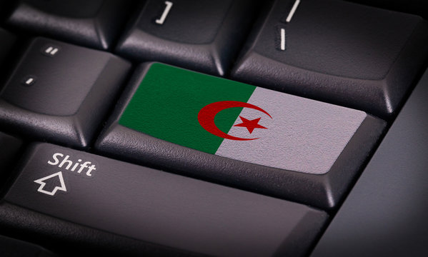Flag on keyboard