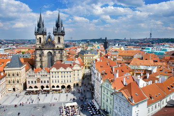 Obraz premium Old Town Square, Prague (UNESCO), Czech republic