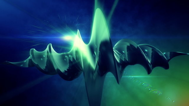 Twisted Shape Background Loop Animation.