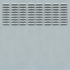 Metal Panel with Ventilation Grill