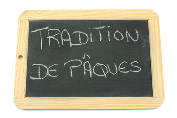 Obraz premium ardoise tradition de pâques