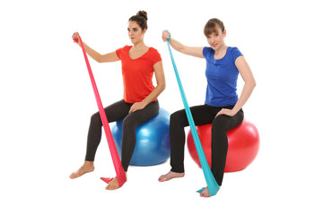 Naklejka premium Freundinnen machen zusammen