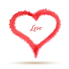 watercolor heart