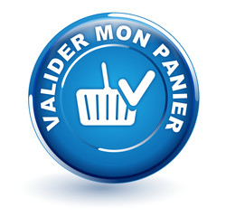 valider mon panier sur bouton bleu