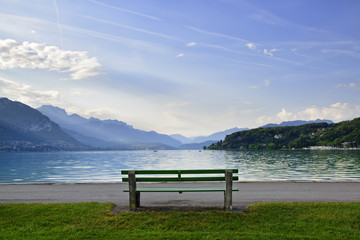 Bench in Annecy