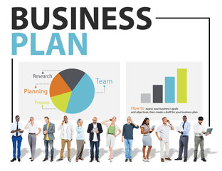 Business Plan Planning Strategy Meeting Conference Concept