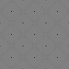 Seamless geometric texture. Circles pattern.