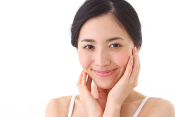 Asian woman skincare image