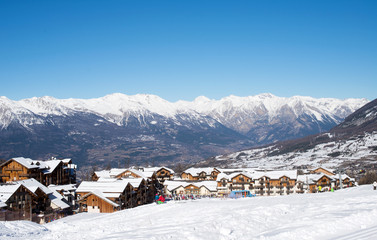 Station de ski des Orres (Alpes françaises)