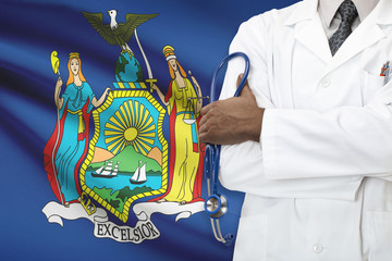 Concept of national healthcare system - New York